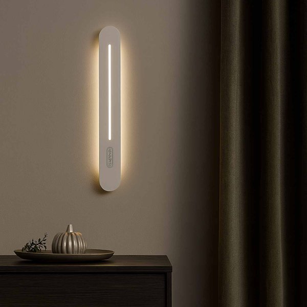 Applique LED tactile Sannix blanche 60 cm, applique linéaire avec tactile